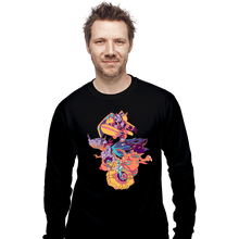 Load image into Gallery viewer, Daily_Deal_Shirts Long Sleeve Shirts, Unisex / Small / Black Courage

