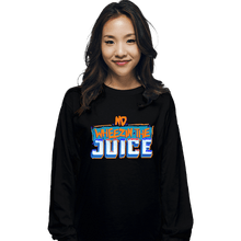 Load image into Gallery viewer, Shirts Long Sleeve Shirts, Unisex / Small / Black No Wheezin The Juice