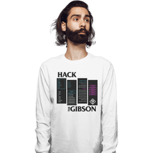 Load image into Gallery viewer, Shirts Long Sleeve Shirts, Unisex / Small / White Hack The Gibson