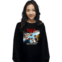 Load image into Gallery viewer, Shirts Long Sleeve Shirts, Unisex / Small / Black Paper With Attitude