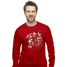 Load image into Gallery viewer, Shirts Long Sleeve Shirts, Unisex / Small / Red SNK