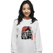 Load image into Gallery viewer, Daily_Deal_Shirts Long Sleeve Shirts, Unisex / Small / White Sumie To The Past