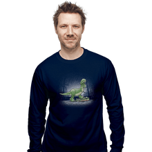 Load image into Gallery viewer, Shirts Long Sleeve Shirts, Unisex / Small / Navy Jurassic Toy