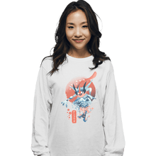 Load image into Gallery viewer, Shirts Long Sleeve Shirts, Unisex / Small / White Water Ninja