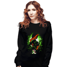 Load image into Gallery viewer, Shirts Long Sleeve Shirts, Unisex / Small / Black Poison Green
