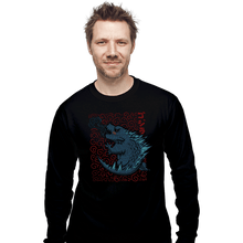 Load image into Gallery viewer, Shirts Long Sleeve Shirts, Unisex / Small / Black Tiny Kaiju