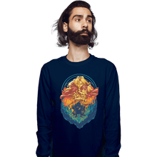 Load image into Gallery viewer, Shirts Long Sleeve Shirts, Unisex / Small / Navy Alchemist Of Steel
