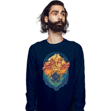 Load image into Gallery viewer, Shirts Long Sleeve Shirts, Unisex / Small / Navy Alchemist Of Steel