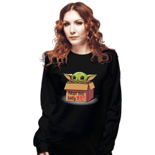 Load image into Gallery viewer, Shirts Long Sleeve Shirts, Unisex / Small / Black Adopt This Jedi