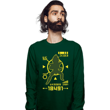 Load image into Gallery viewer, Shirts Long Sleeve Shirts, Unisex / Small / Forest Saiyan Power Over 18,000