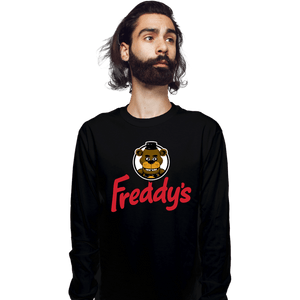 Daily_Deal_Shirts Long Sleeve Shirts, Unisex / Small / Black Freddy's