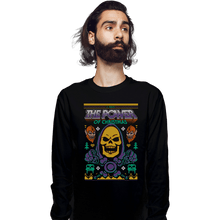 Load image into Gallery viewer, Shirts Long Sleeve Shirts, Unisex / Small / Black The Skele-Power Of Christmas