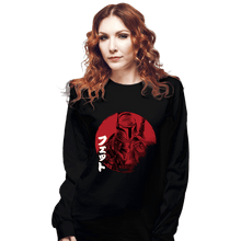 Load image into Gallery viewer, Daily_Deal_Shirts Long Sleeve Shirts, Unisex / Small / Black Red Sun Fett
