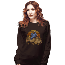 Load image into Gallery viewer, Daily_Deal_Shirts Long Sleeve Shirts, Unisex / Small / Dark Chocolate Cookie!