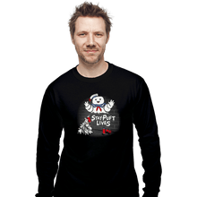 Load image into Gallery viewer, Daily_Deal_Shirts Long Sleeve Shirts, Unisex / Small / Black Stay Puft Lives