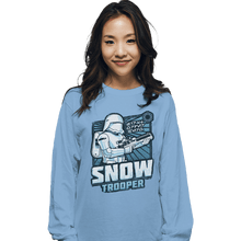 Load image into Gallery viewer, Shirts Long Sleeve Shirts, Unisex / Small / Powder Blue First Order Hero: Snowtrooper