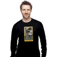 Load image into Gallery viewer, Shirts Long Sleeve Shirts, Unisex / Small / Black Tarot The Tower