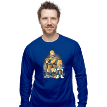 Load image into Gallery viewer, Daily_Deal_Shirts Long Sleeve Shirts, Unisex / Small / Royal Blue Arrival