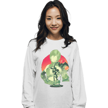 Load image into Gallery viewer, Daily_Deal_Shirts Long Sleeve Shirts, Unisex / Small / White Ninja Materia Hunter