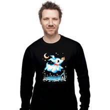 Load image into Gallery viewer, Daily_Deal_Shirts Long Sleeve Shirts, Unisex / Small / Black Ghost Dog