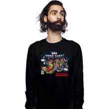Load image into Gallery viewer, Daily_Deal_Shirts Long Sleeve Shirts, Unisex / Small / Black 80s Toon Kart