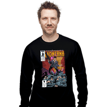 Load image into Gallery viewer, Daily_Deal_Shirts Long Sleeve Shirts, Unisex / Small / Black Montana Comics