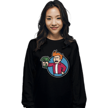 Load image into Gallery viewer, Shirts Long Sleeve Shirts, Unisex / Small / Black Future Meme Boy