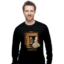 Load image into Gallery viewer, Shirts Long Sleeve Shirts, Unisex / Small / Black The Girl In The Fireplace