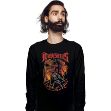 Load image into Gallery viewer, Shirts Long Sleeve Shirts, Unisex / Small / Black Metal Dark Souls