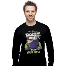 Load image into Gallery viewer, Shirts Long Sleeve Shirts, Unisex / Small / Black Good Ninja