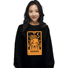 Load image into Gallery viewer, Daily_Deal_Shirts Long Sleeve Shirts, Unisex / Small / Black Nanaki Tarot Card