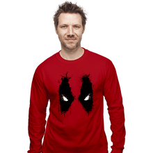 Load image into Gallery viewer, Shirts Long Sleeve Shirts, Unisex / Small / Red Splatter Merc