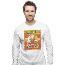 Load image into Gallery viewer, Shirts Long Sleeve Shirts, Unisex / Small / White Happy Land