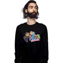 Load image into Gallery viewer, Shirts Long Sleeve Shirts, Unisex / Small / Black Arya The Explorer