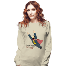 Load image into Gallery viewer, Secret_Shirts Long Sleeve Shirts, Unisex / Small / Natural Murray Is My Hero