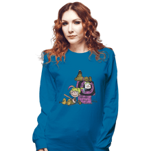 Load image into Gallery viewer, Shirts Long Sleeve Shirts, Unisex / Small / Sapphire Harley Quinnuts