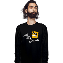 Load image into Gallery viewer, Secret_Shirts Long Sleeve Shirts, Unisex / Small / Black All My Circuts