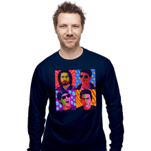 Load image into Gallery viewer, Daily_Deal_Shirts Long Sleeve Shirts, Unisex / Small / Navy Pop Tom Cruise