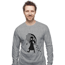 Load image into Gallery viewer, Daily_Deal_Shirts Long Sleeve Shirts, Unisex / Small / Sports Grey Spooky Girl
