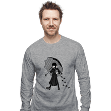 Load image into Gallery viewer, Daily_Deal_Shirts Long Sleeve Shirts, Unisex / Small / Sports Grey Spooky Girl