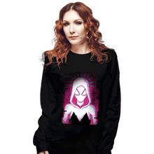 Load image into Gallery viewer, Daily_Deal_Shirts Long Sleeve Shirts, Unisex / Small / Black Glitch Spider-Gwen