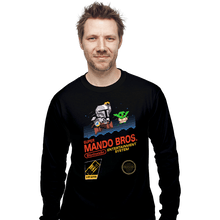 Load image into Gallery viewer, Daily_Deal_Shirts Long Sleeve Shirts, Unisex / Small / Black Super Mando Bros