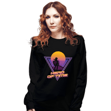 Load image into Gallery viewer, Daily_Deal_Shirts Long Sleeve Shirts, Unisex / Small / Black Neon Hero Of Time
