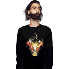 Load image into Gallery viewer, Shirts Long Sleeve Shirts, Unisex / Small / Black S H A Z A M