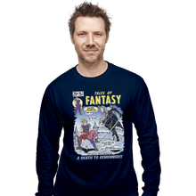 Load image into Gallery viewer, Shirts Long Sleeve Shirts, Unisex / Small / Navy Tales Of Fantasy 7