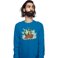 Load image into Gallery viewer, Secret_Shirts Long Sleeve Shirts, Unisex / Small / Sapphire The Little Alligator