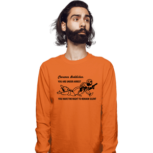 Daily_Deal_Shirts Long Sleeve Shirts, Unisex / Small / Orange Go Directly To Jail, Creep