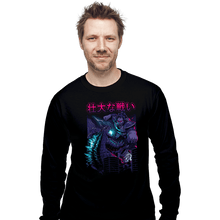 Load image into Gallery viewer, Secret_Shirts Long Sleeve Shirts, Unisex / Small / Black Epic Kaiju Battle