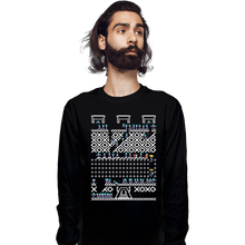 Load image into Gallery viewer, Shirts Long Sleeve Shirts, Unisex / Small / Black Lemmings Christmas