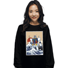 Load image into Gallery viewer, Secret_Shirts Long Sleeve Shirts, Unisex / Small / Black Kanagawa Gundam